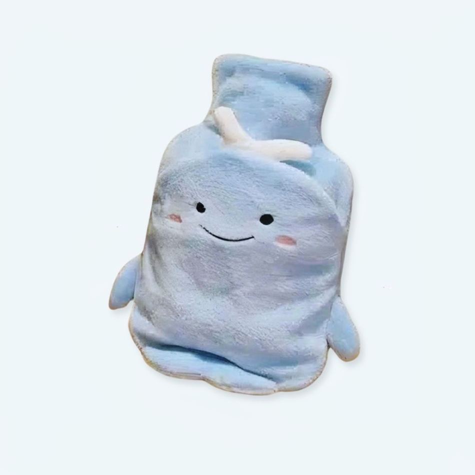 Peluche baleine bouillote douce chaleur hiver cosy 1000-ml La compagnie de la peluche