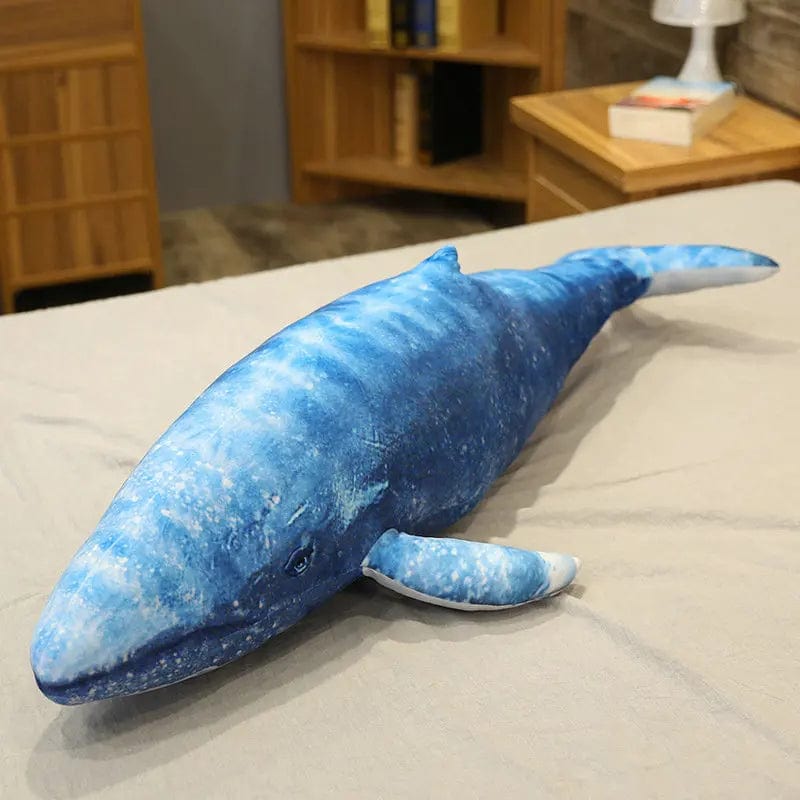 Peluche baleine géante bleue tacheté