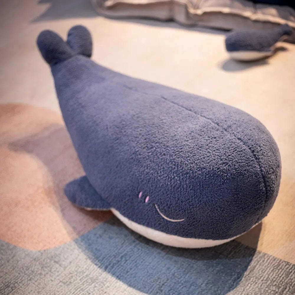 Peluche baleine grande et bleue 80cm