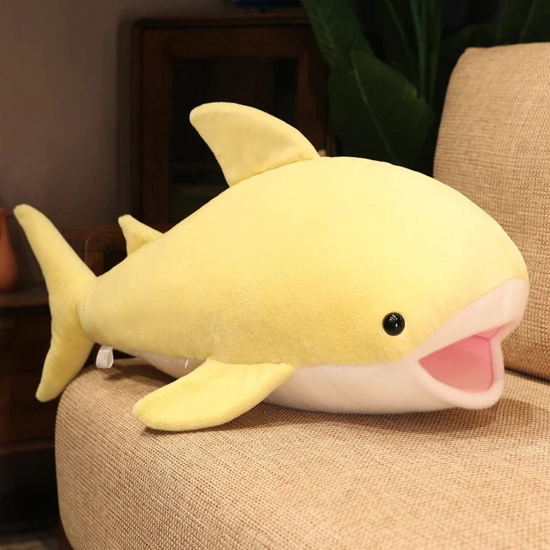 Peluche baleine jaune gentille 120cm