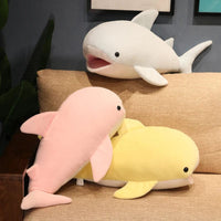 Peluche baleine jaune gentille