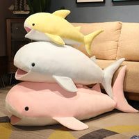 Peluche baleine jaune gentille