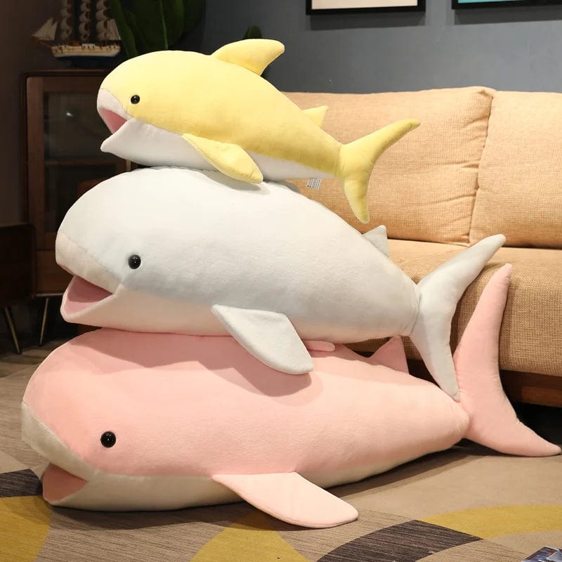 Peluche baleine jaune gentille