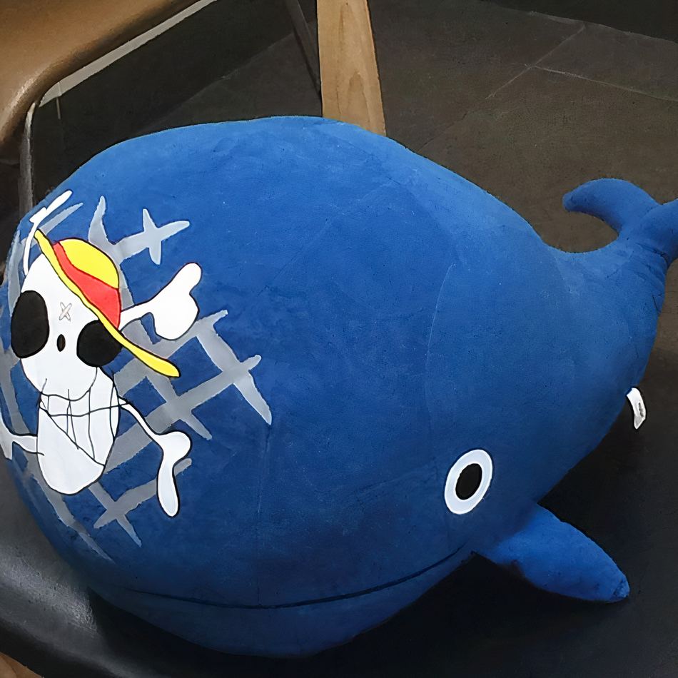 Peluche baleine Laboon douce One Piece câlin marin La compagnie de la peluche