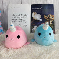 Peluche baleine licorne blanche douce univers magique La compagnie de la peluche