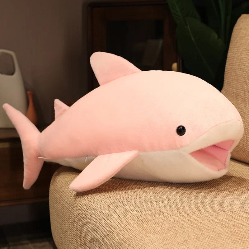 Peluche baleine rose gentille 120cm