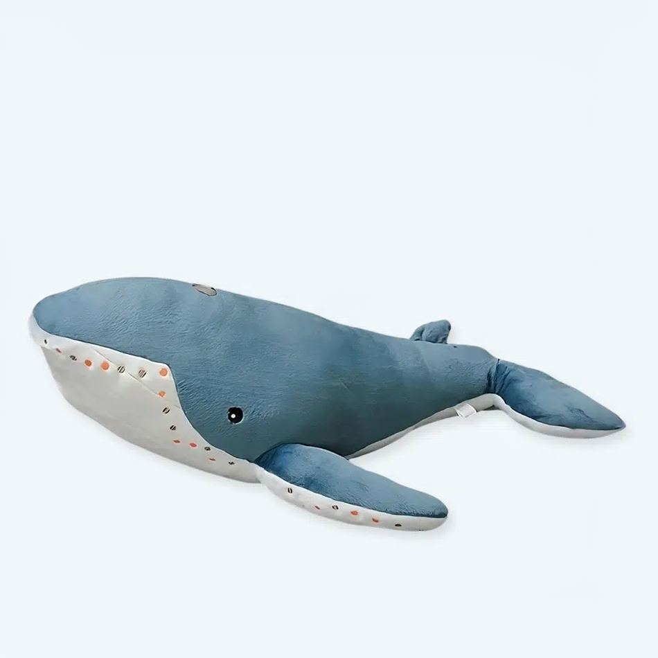Peluche baleine XXL douce océan câlin enfant La compagnie de la peluche