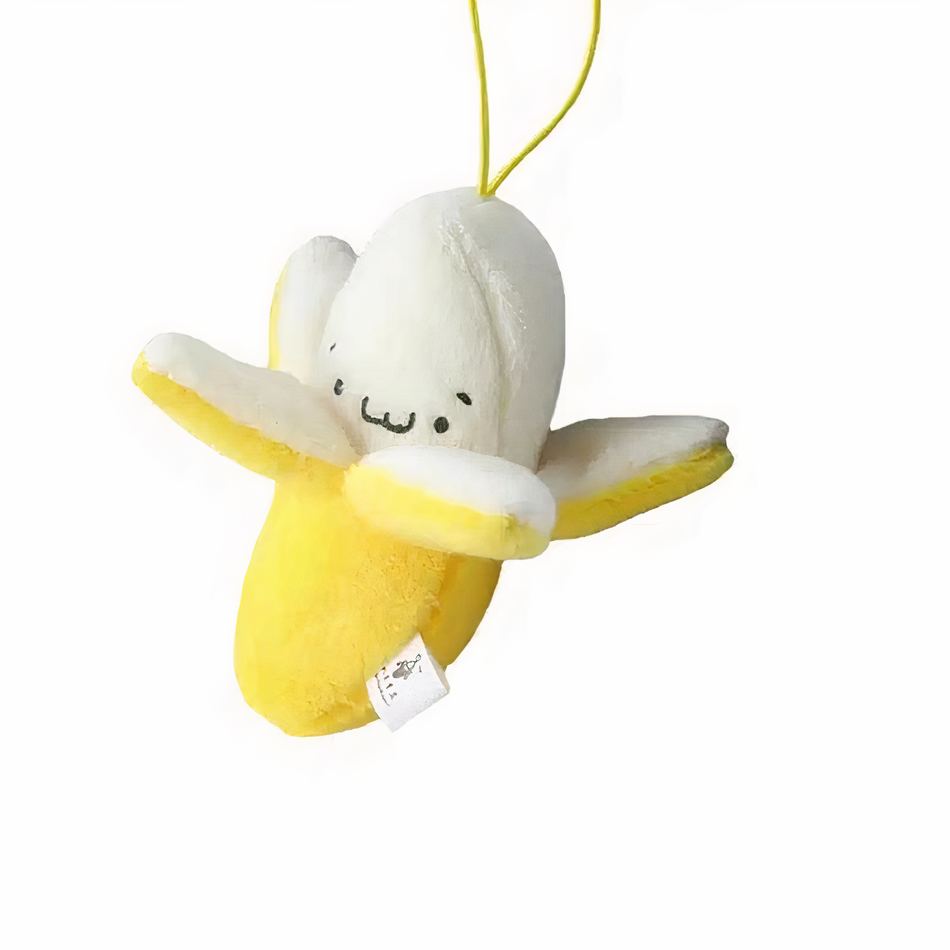 Peluche banane jaune amusante douce et originale La compagnie de la peluche
