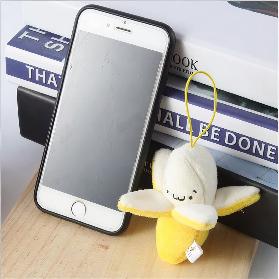 Peluche banane jaune amusante douce et originale La compagnie de la peluche