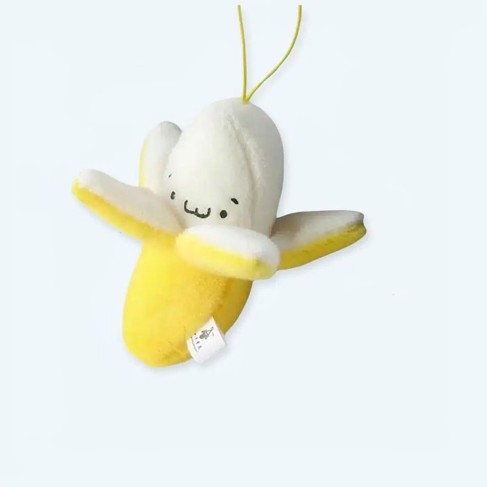 Peluche banane jaune amusante douce et originale La compagnie de la peluche
