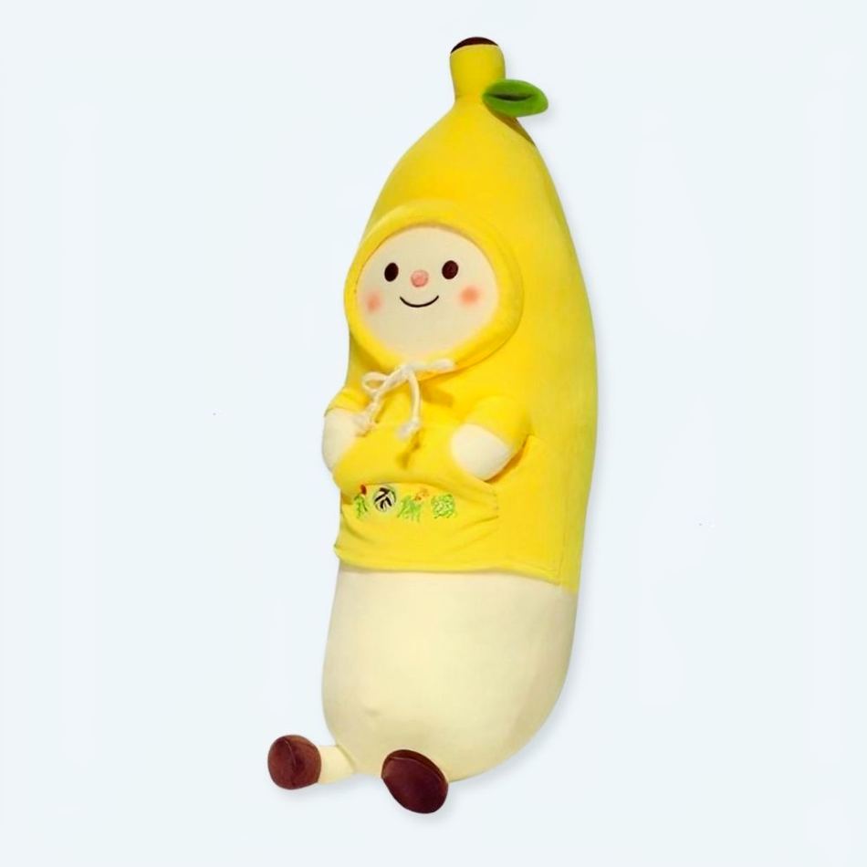 Peluche banane Kawaii douce moelleuse chambre enfant La compagnie de la peluche
