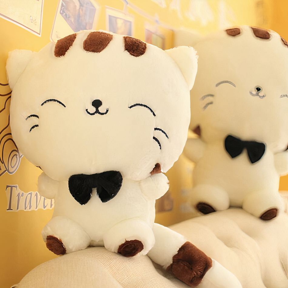 Peluche bébé chat jaune La compagnie de la peluche