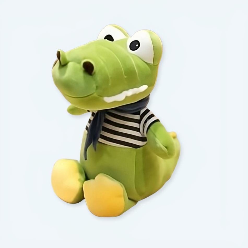 Peluche bébé crocodile verte 30cm La compagnie de la peluche