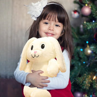 Peluche bébé lapin blanc La compagnie de la peluche