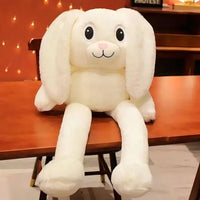 Peluche bébé lapin blanc La compagnie de la peluche