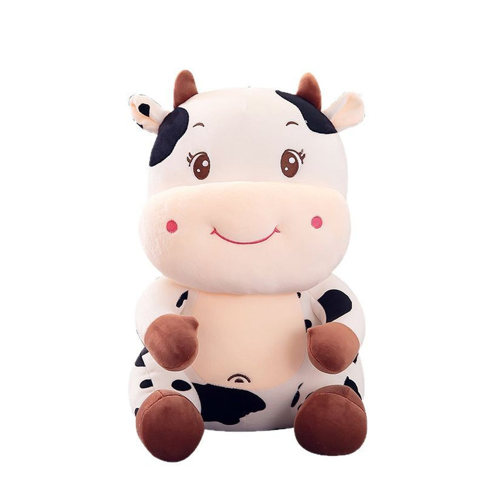 Peluche bébé vache brodé La compagnie de la peluche