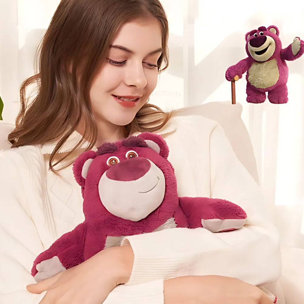Peluche bouillotte Lotso de Toy Story La compagnie de la peluche