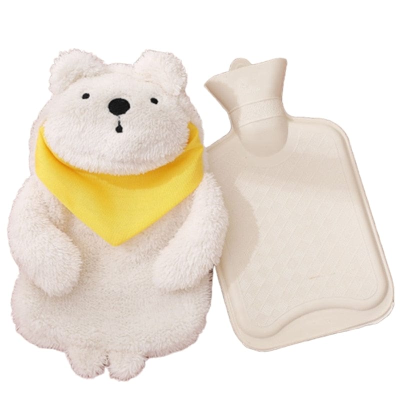 Peluche bouillotte ours polaire