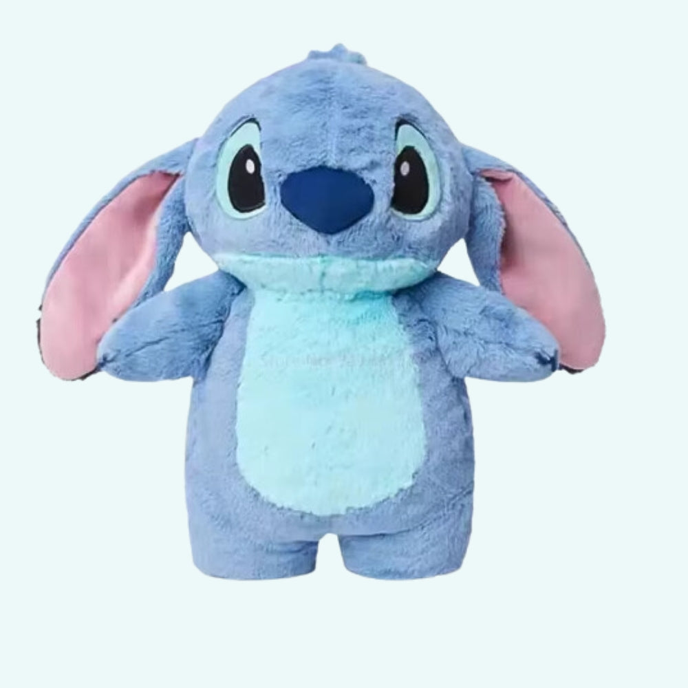Peluche bouillotte toute douce de Stitch ou Angel La compagnie de la peluche
