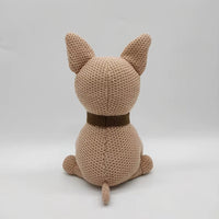 Peluche bouledogue crochet doux compagnon maison cozy La compagnie de la peluche