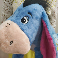 Peluche Bourriquet bleu géant doux enfant câlin La compagnie de la peluche