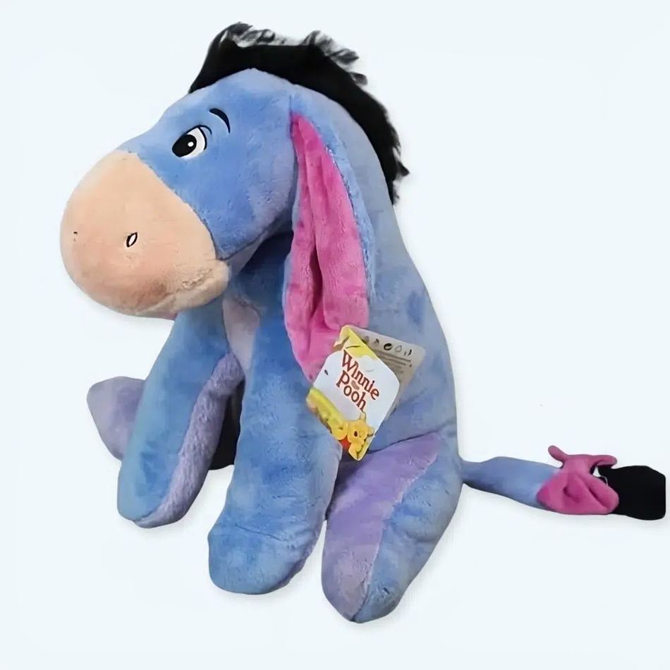Peluche Bourriquet bleu géant doux enfant câlin La compagnie de la peluche