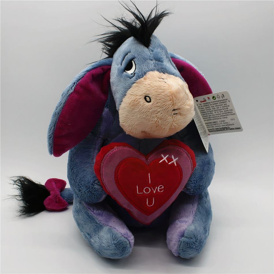 Peluche Bourriquet Disney douce câline message amour La compagnie de la peluche
