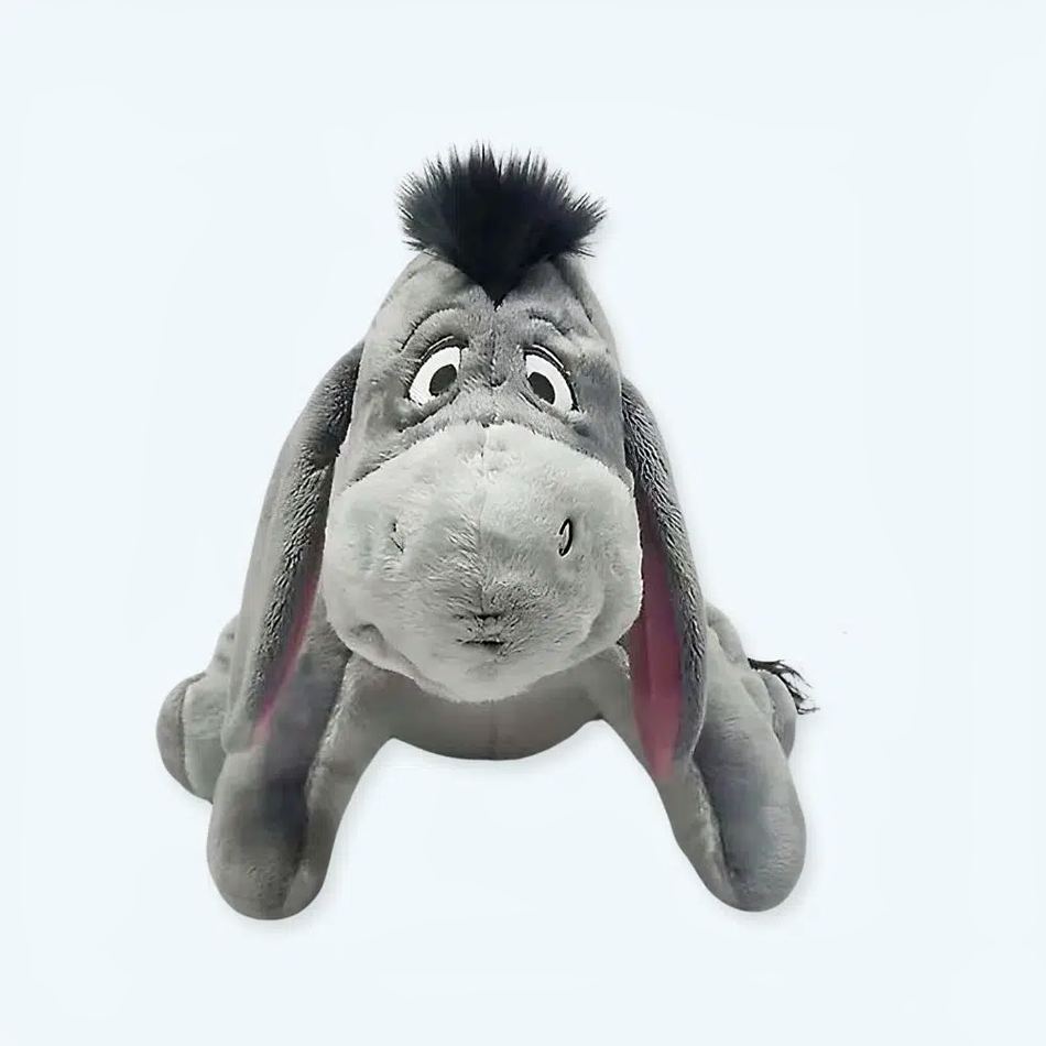 Peluche Bourriquet grand format douce et câline enfant La compagnie de la peluche
