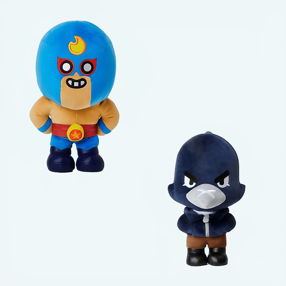 Peluche Brawl Stars douce Crow El Primo enfant fun La compagnie de la peluche