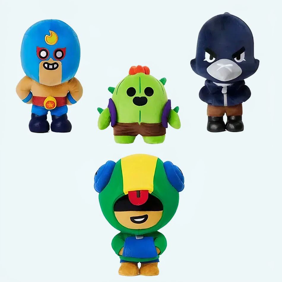 Peluche Brawl Stars héros doux collection câlin enfant La compagnie de la peluche