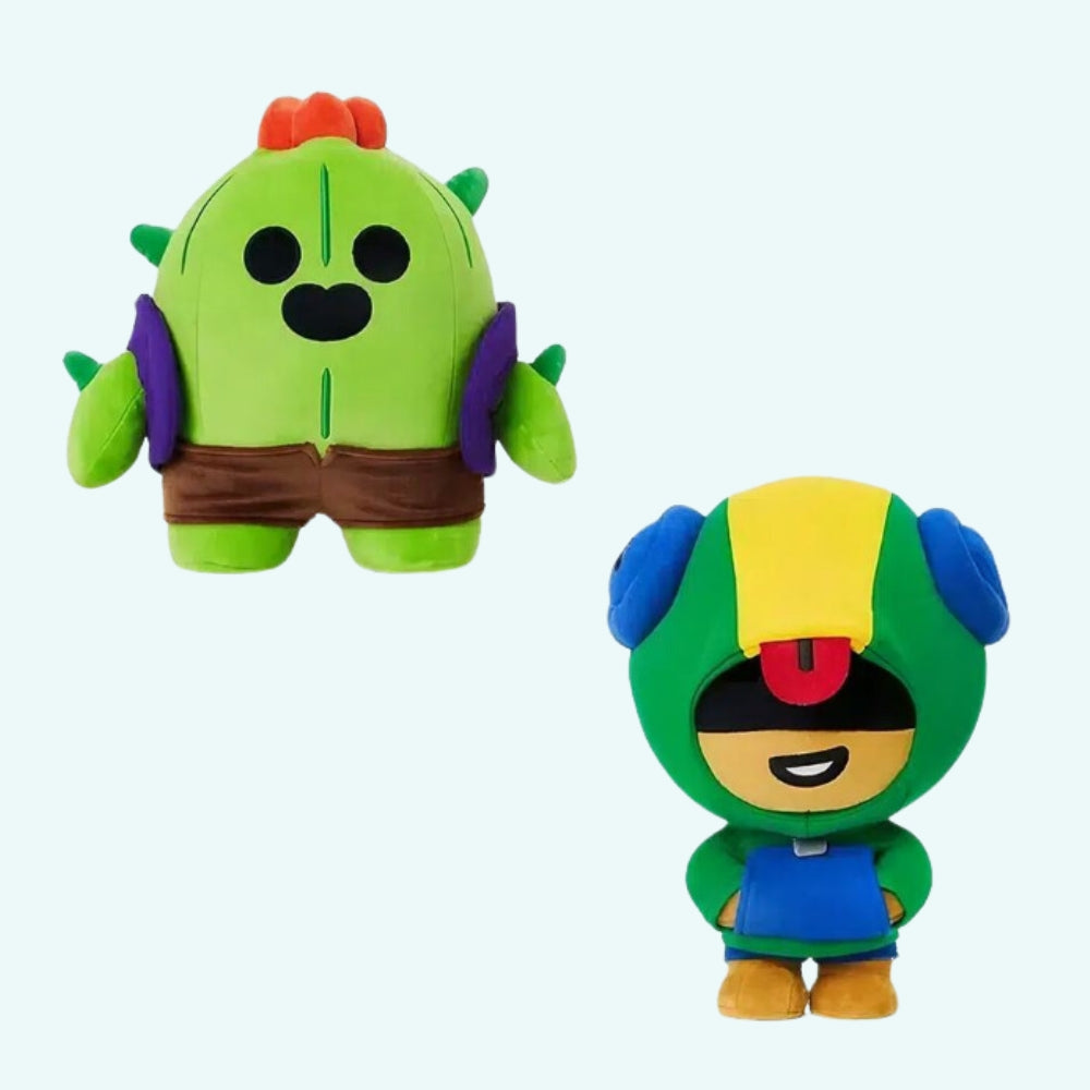 Peluche Brawl Stars Spike Léon doux collection enfant La compagnie de la peluche