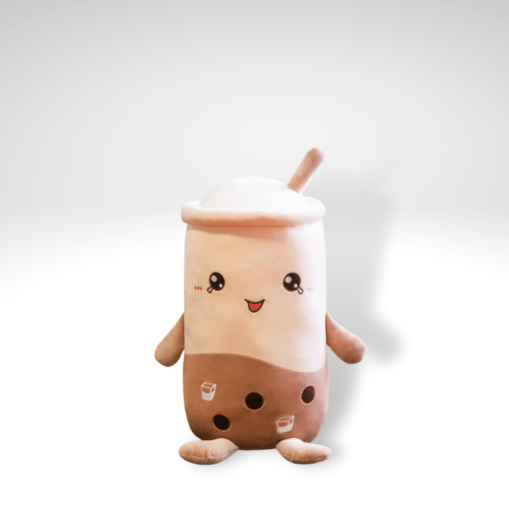 Peluche bubble tea squishmallow mignonne 22cm / Marron