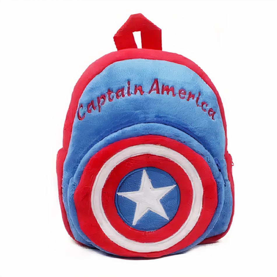 Peluche Captain America doux sac à dos enfant héros La compagnie de la peluche