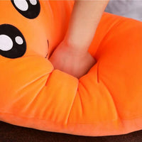 Peluche carotte géante douce timide décoration chambre La compagnie de la peluche