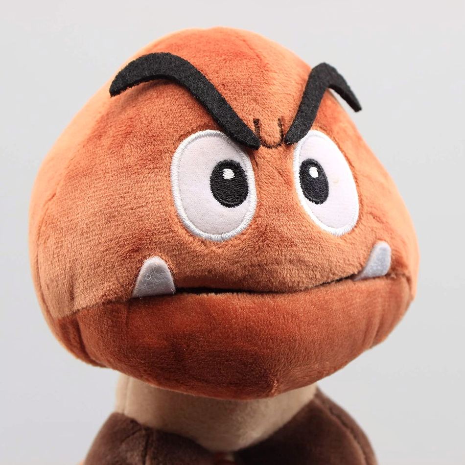 Peluche champignon maléfique Mario La compagnie de la peluche