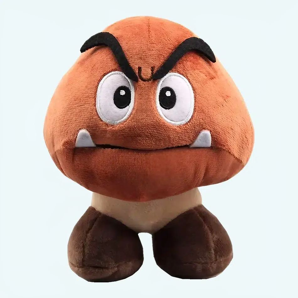 Peluche champignon maléfique Mario La compagnie de la peluche