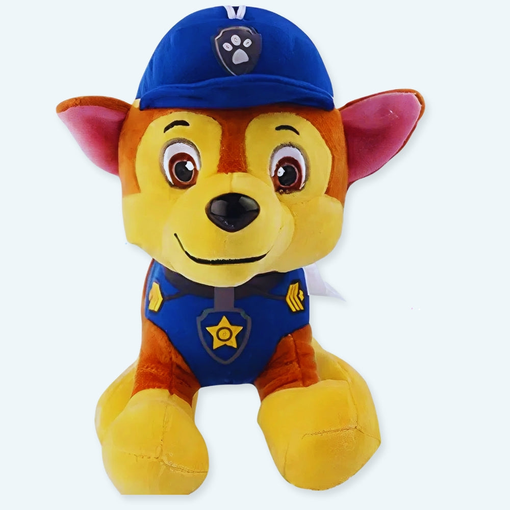 Peluche Chase policier douce Pat’ Patrouille enfant La compagnie de la peluche