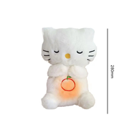 Peluche chat apaisant musique douce sommeil enfant La compagnie de la peluche