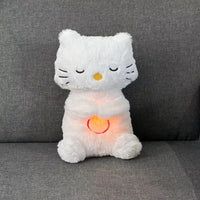 Peluche chat apaisant musique douce sommeil enfant La compagnie de la peluche