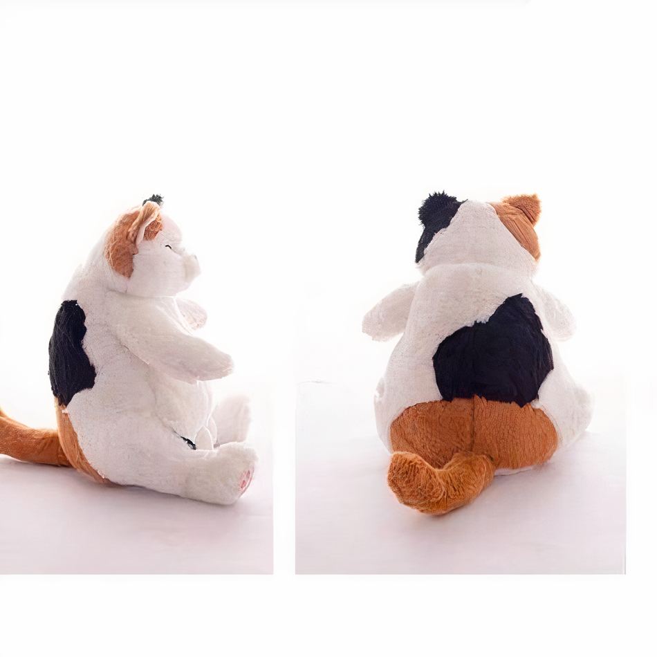 Peluche chat blanc géant doux câlin pour enfant La compagnie de la peluche