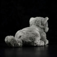 Peluche chat britannique gris doux câlin enfant La compagnie de la peluche