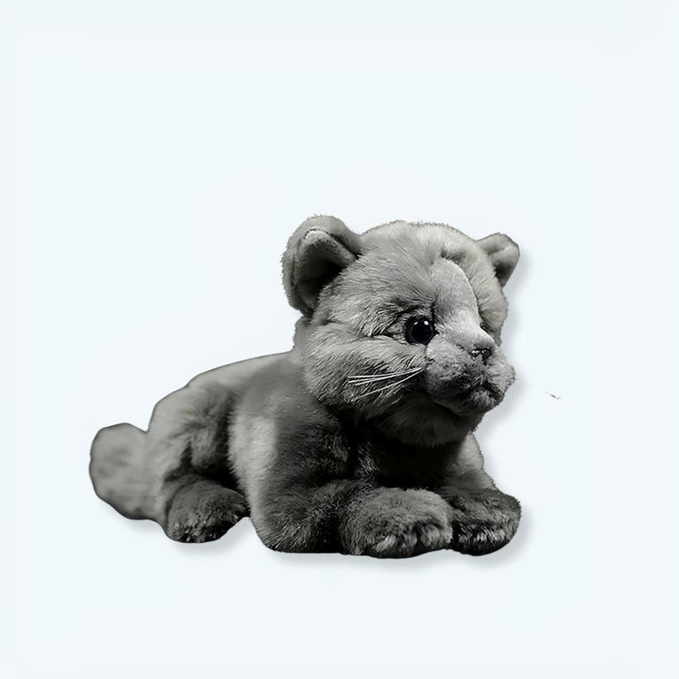 Peluche chat britannique gris doux câlin enfant La compagnie de la peluche