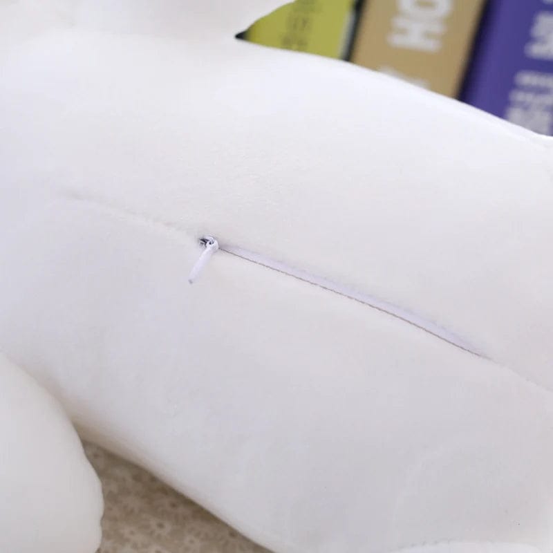 Peluche chat coloré yeux ouverts