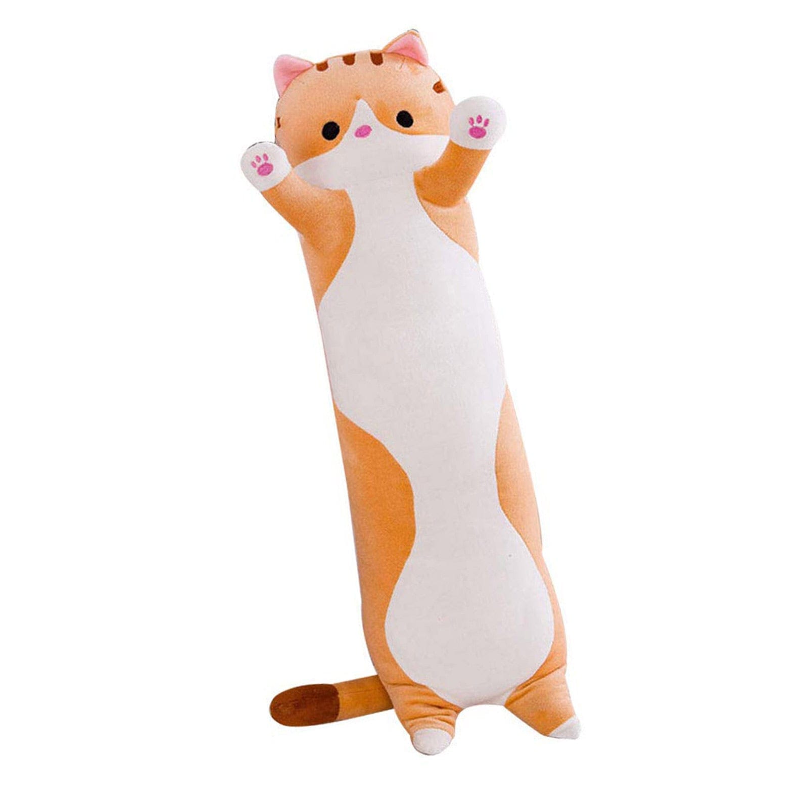 Peluche chat long aux petites pattes