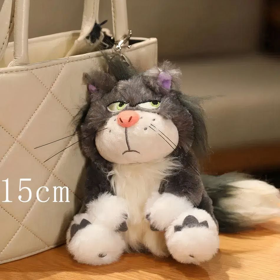 Peluche chat Lucifer doux Cendrillon Disney magique 15cm La compagnie de la peluche