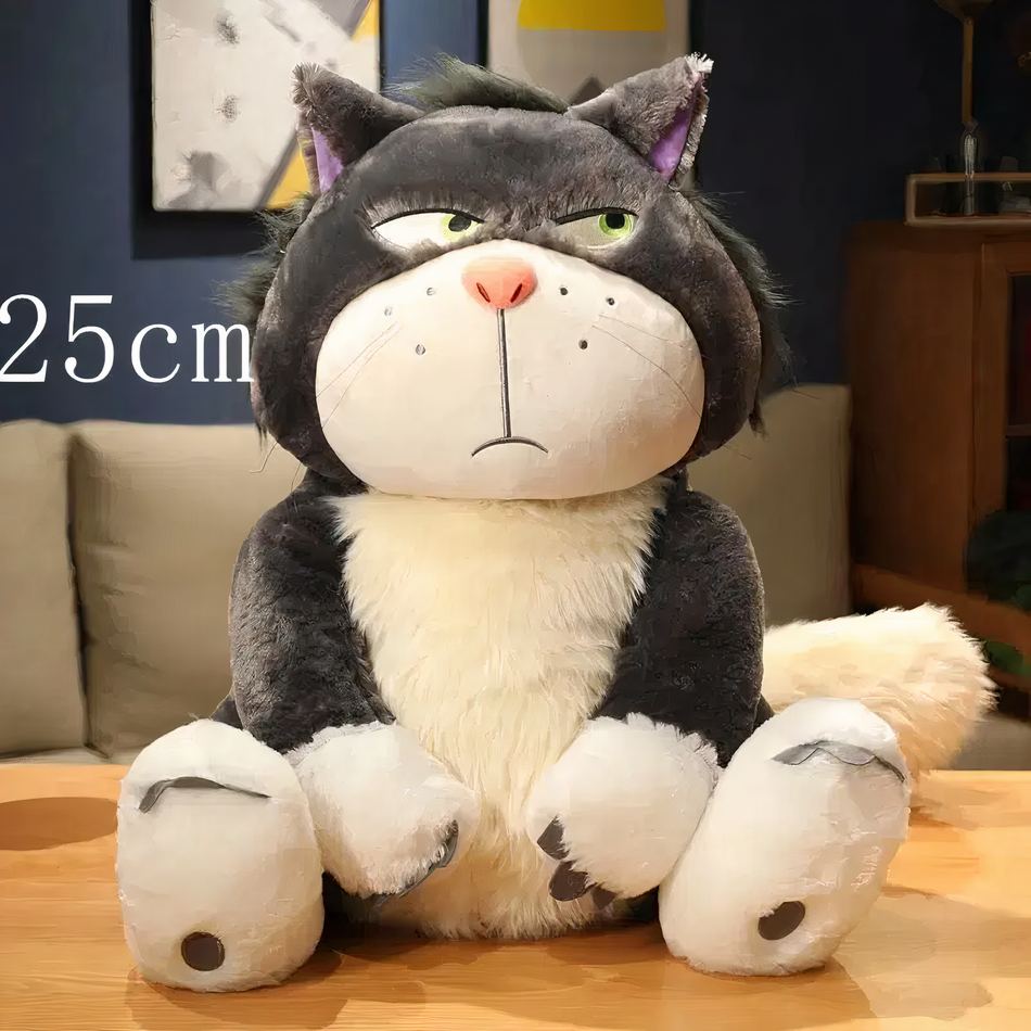 Peluche chat Lucifer doux Cendrillon Disney magique 25cm La compagnie de la peluche