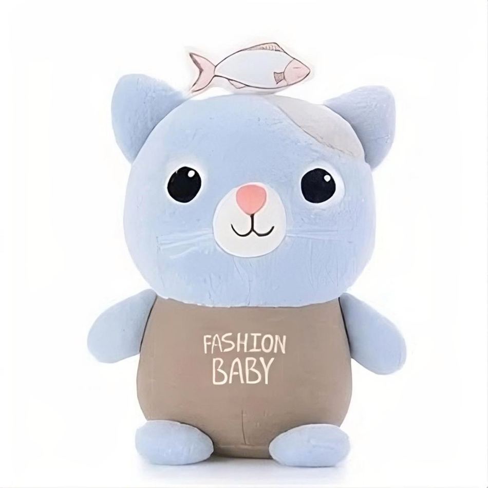 Peluche chat mignon douce câline pour enfant La compagnie de la peluche