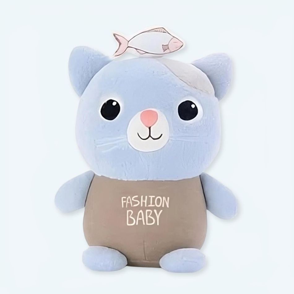Peluche chat mignon douce câline pour enfant La compagnie de la peluche