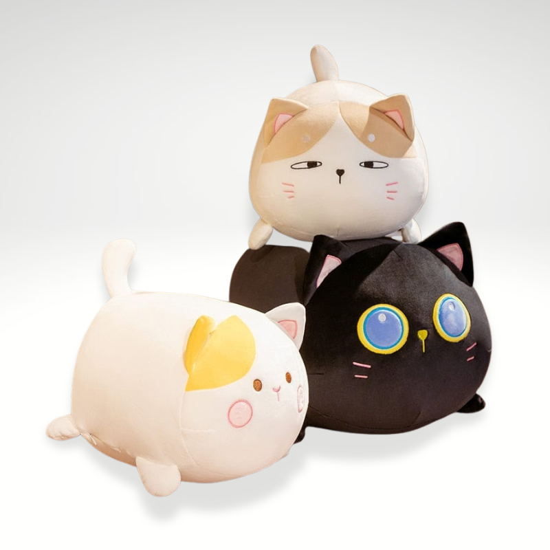 Peluche chat moelleuse