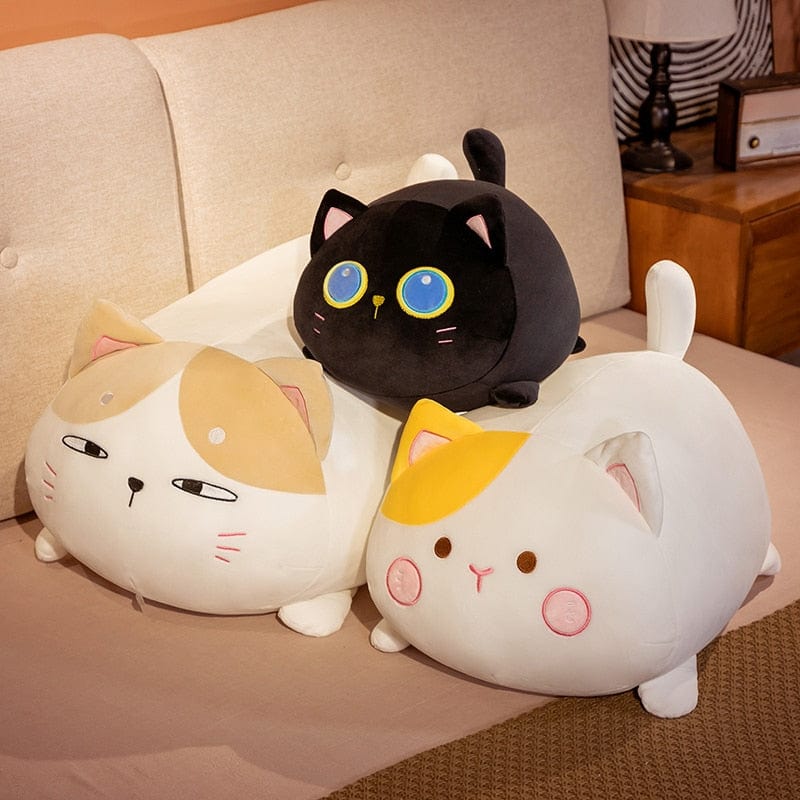 Peluche chat moelleuse